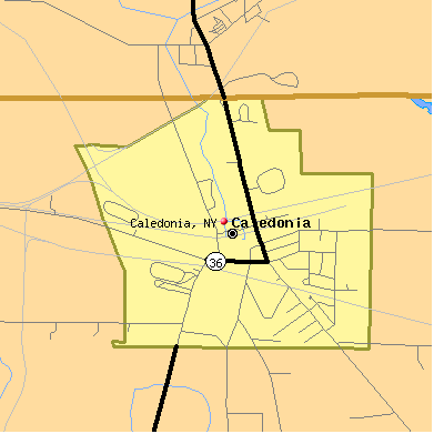 Caledonia map