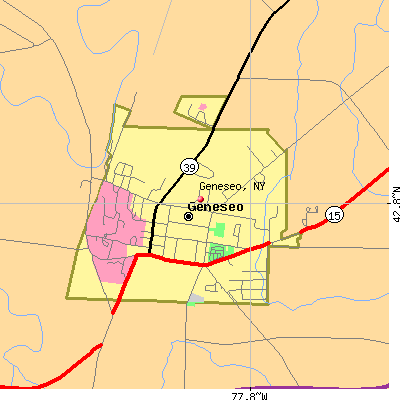 Geneseo map