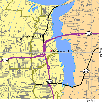 Irondequoit map