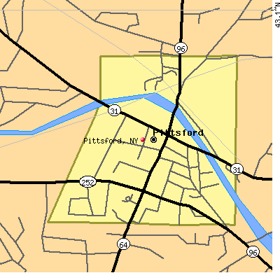 Pittsford map