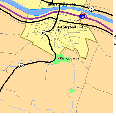 Canajoharie map