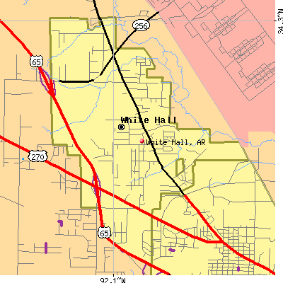 White Hall map