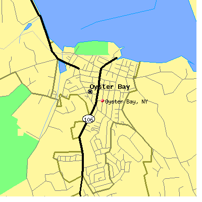 Oyster Bay map