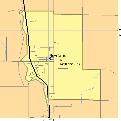 Newfane map