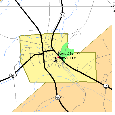 Boonville map