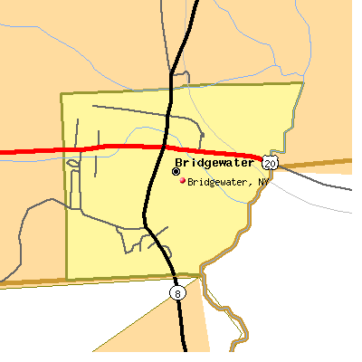 Bridgewater map