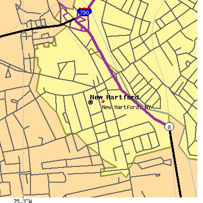 New Hartford map