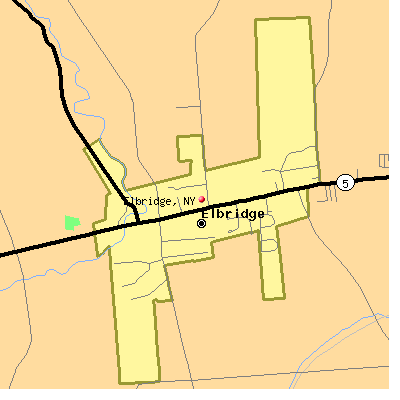 Elbridge map