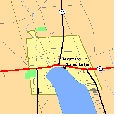 Skaneateles map