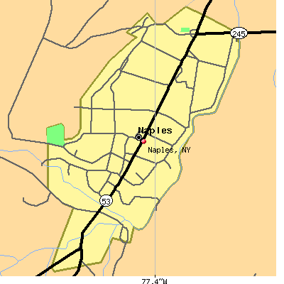 Naples map