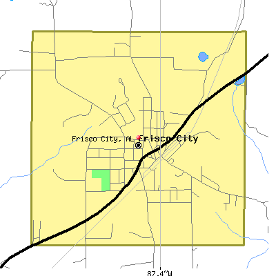 Frisco City map