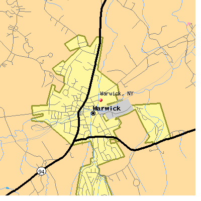 Warwick map