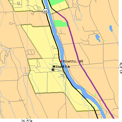 Minetto map