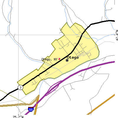 Otego map