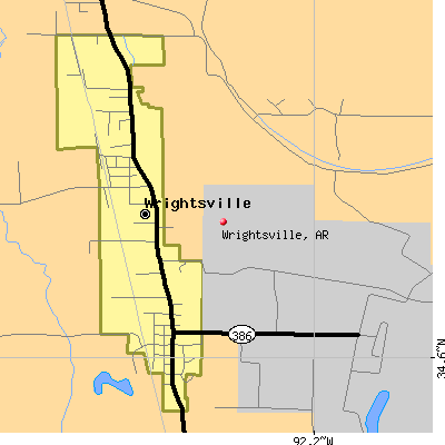 Wrightsville map