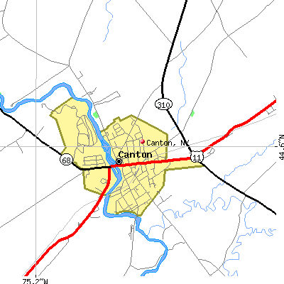 Canton map