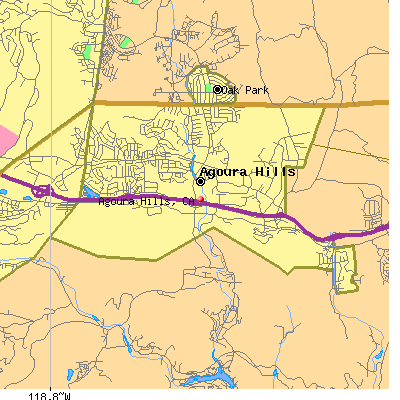 Agoura Hills map