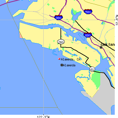 Alameda map