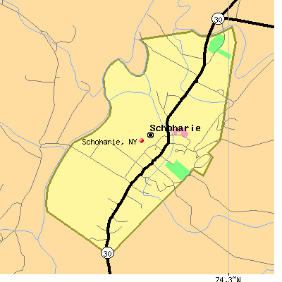 Schoharie map