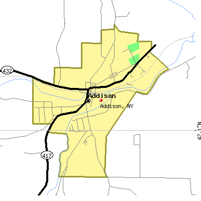 Addison map