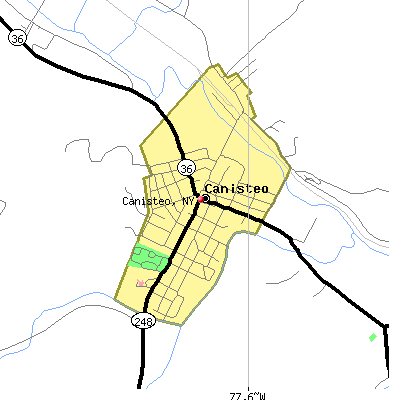 Canisteo map