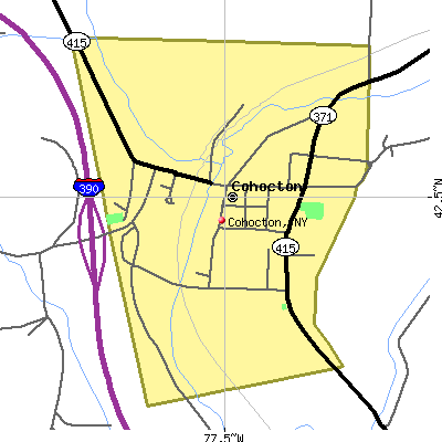Cohocton map