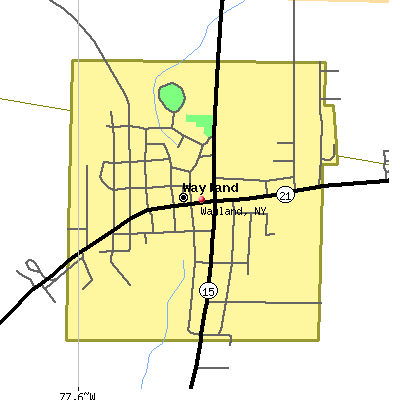 Wayland map
