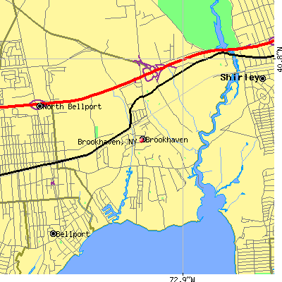 Brookhaven map