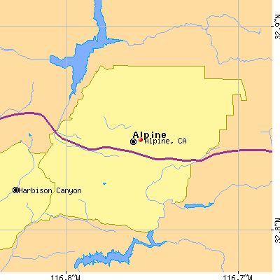 Alpine map