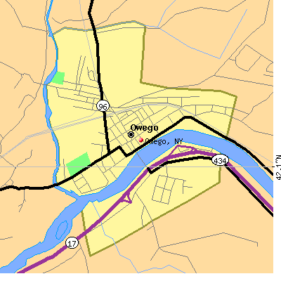 Owego map