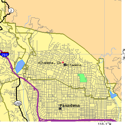 Altadena map