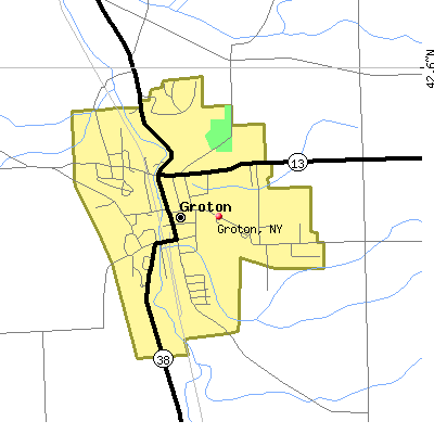 Groton map