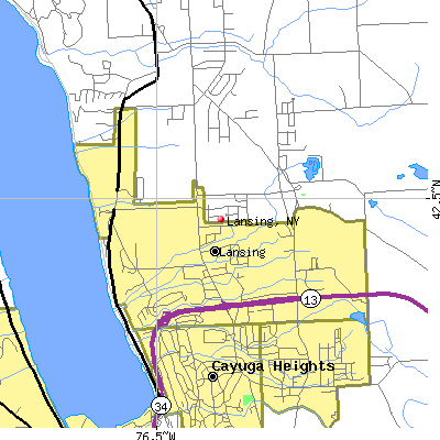 Lansing map