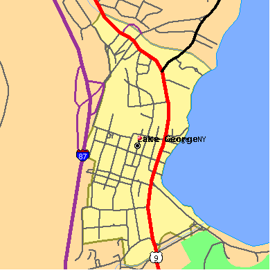 Lake George map