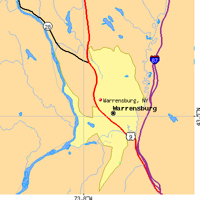 Warrensburg map