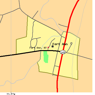 Fort Ann map