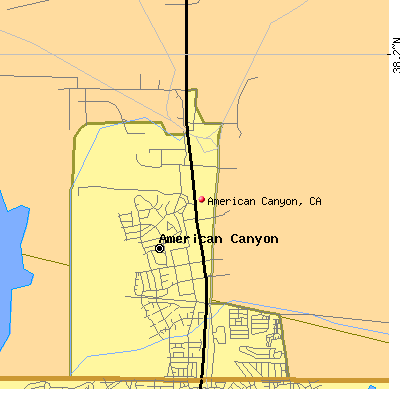American Canyon map