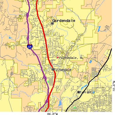 Fultondale map
