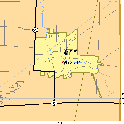 Akron map