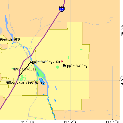 Apple Valley map