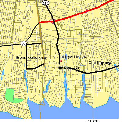 Amityville map