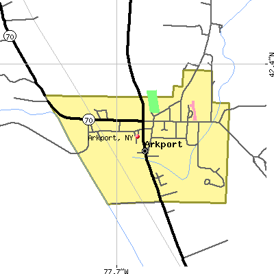 Arkport map