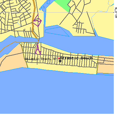 Atlantic Beach map