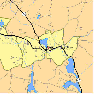 Averill Park map