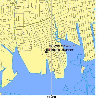 Baldwin Harbor map