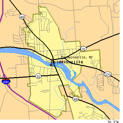 Baldwinsville map