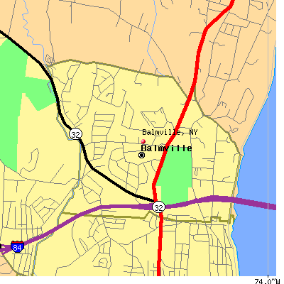 Balmville map