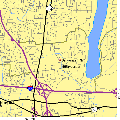 Bardonia map