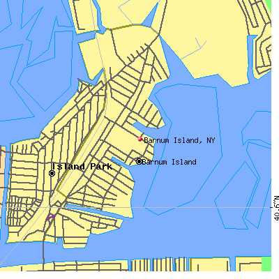 Barnum Island map
