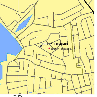 Baxter Estates map